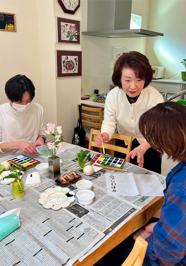 吉水さんと一緒に制作